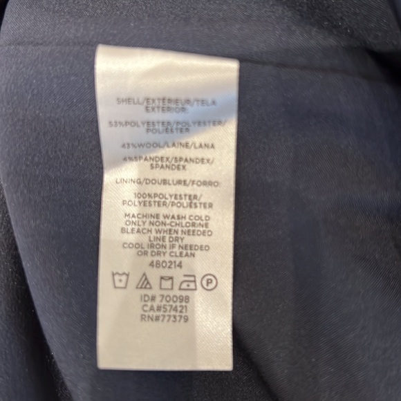 Ann Taylor dress 4p dark blue - Picture 5 of 6